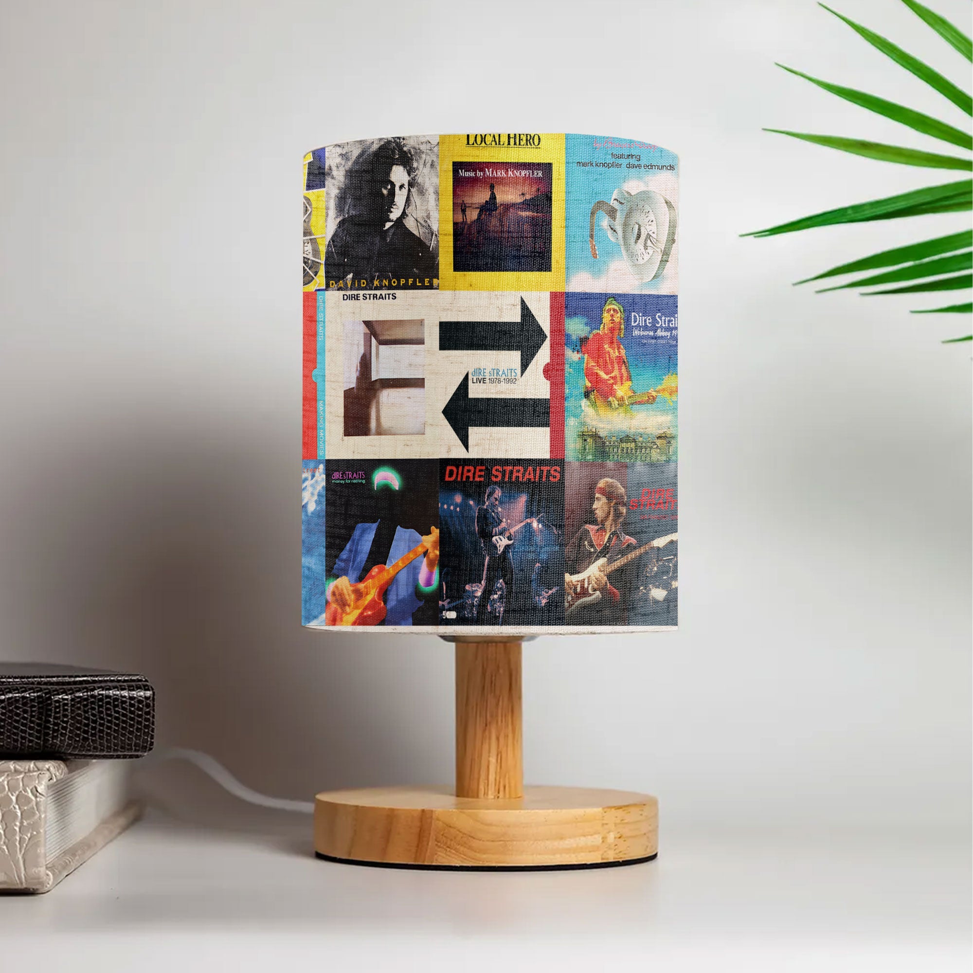 Dire Straits Album Fabric Lamp A Classic Rock Glow
