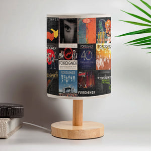 Foreigner Album Art Lamp Classic Rock Band Lamp for 70s & 80s Music Lovers