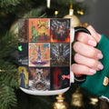 Ghost Band Accent Mug Classic Album Cover Collage Gift for Metal Music Fans