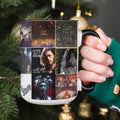 Hozier Accent Mug Classic Album Cover Collage Gift for Indie & Soul Music Fans