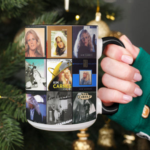 Kim Carnes Accent Mug Timeless Pop Icon Album Collage Gift