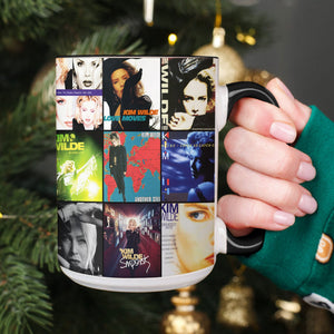 Kim Wilde Accent Mug Pop Icon Album Cover Collage Gift
