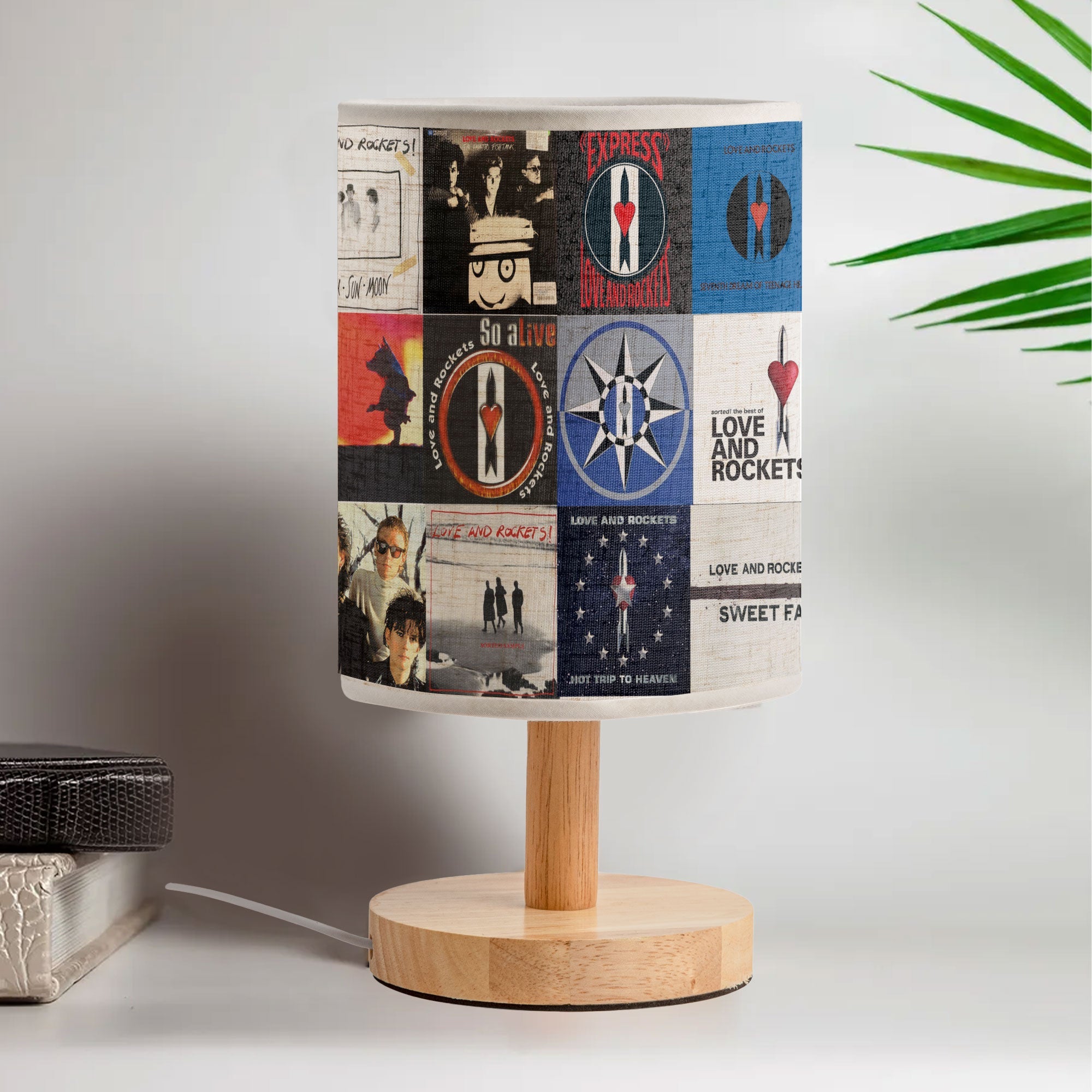 Love and Rockets Album Cover Lamp Alternative Rock Nostalgia Decor