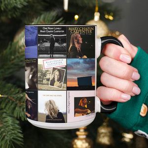 Mary Chapin Carpenter Accent Mug Folk Country Album Collage Gift