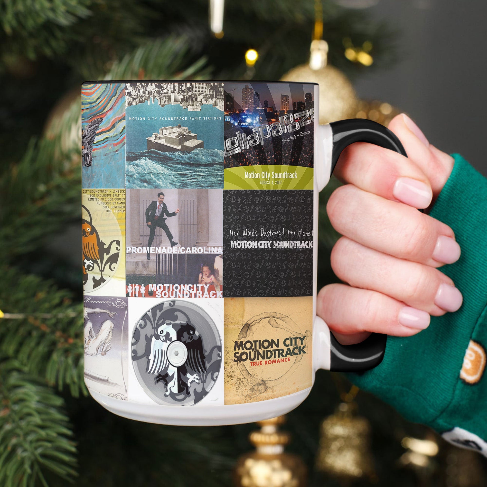 Motion City Soundtrack Accent Mug Pop-Punk & Emo Album Collage Gift