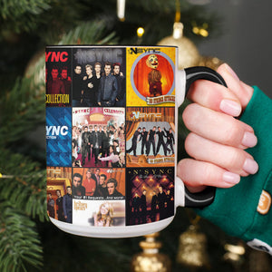 NSYNC Accent Mug Pop Legend Album Cover Collage Gift