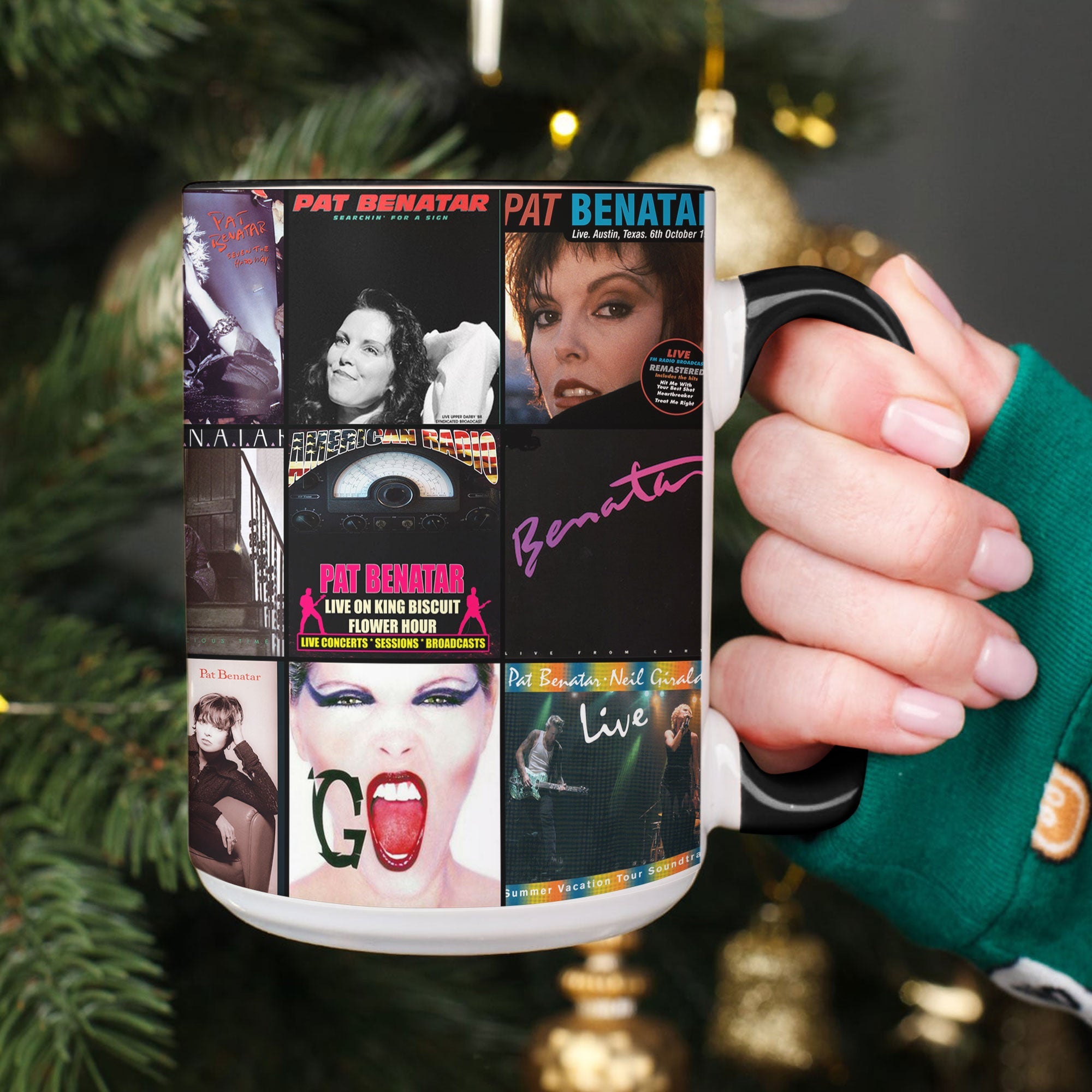 Pat Benatar Accent Mug Album Cover Collage Gift