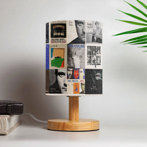 Phil Collins Album Art Fabric Lamp Timeless Glow for Music Lovers