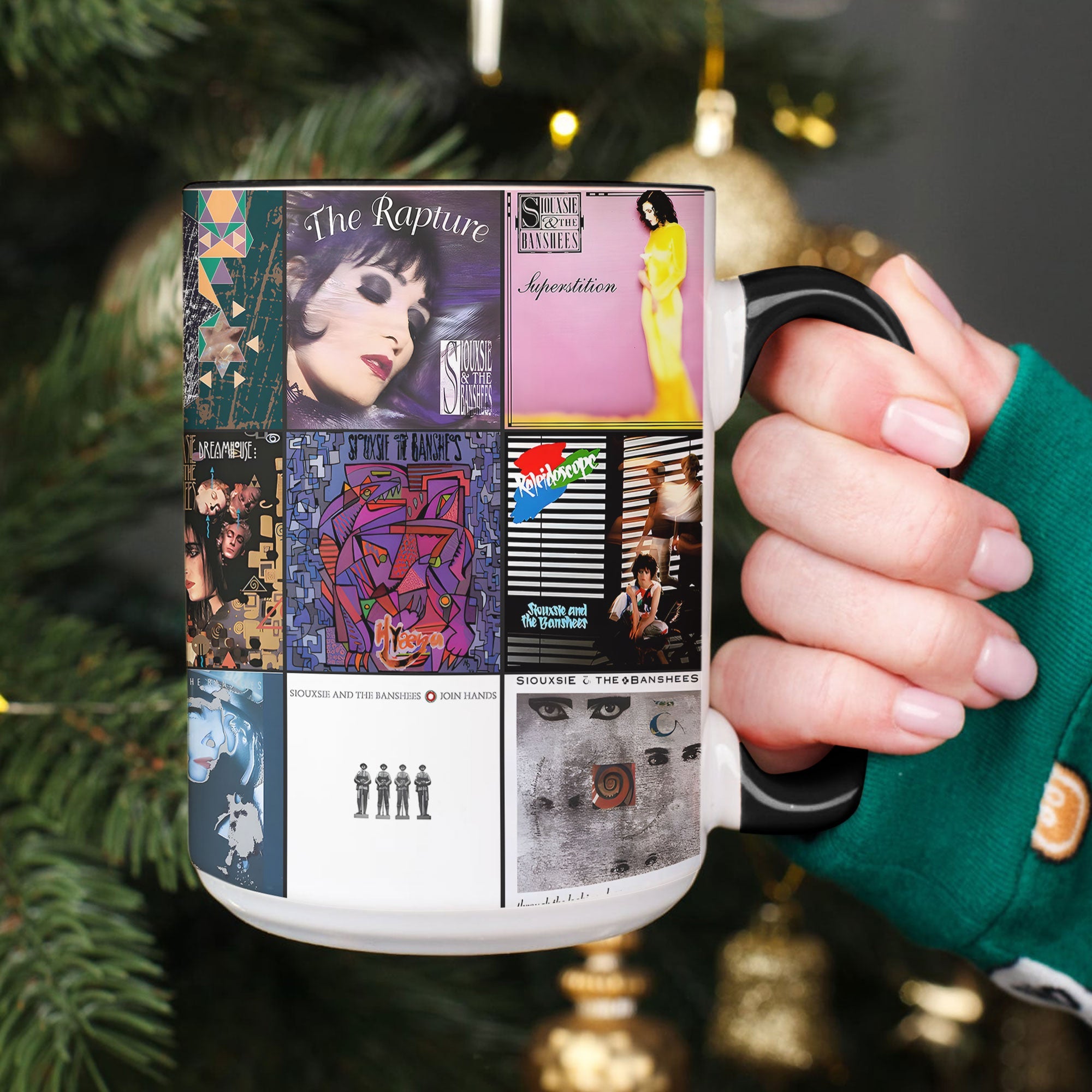 Siouxsie & The Banshees Accent Mug Iconic Album Art Collage Gift