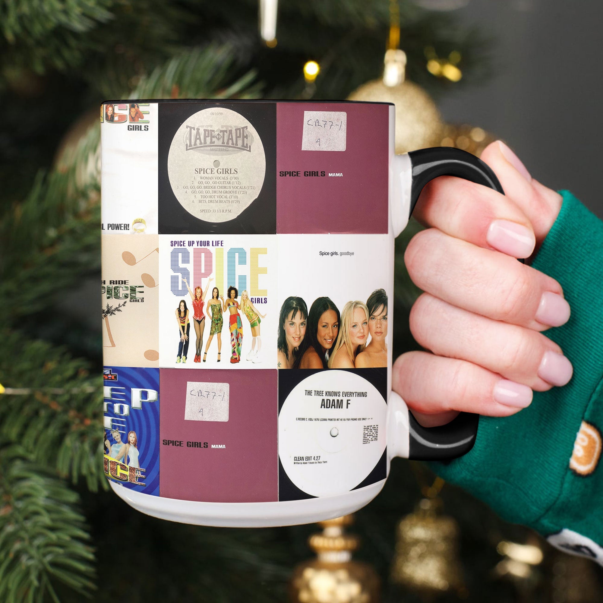 Spice Girls Accent Mug Pop Power Icons Album Collage Gift