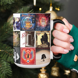Steve Perry Accent Mug Rock Legend Album Collage Gift