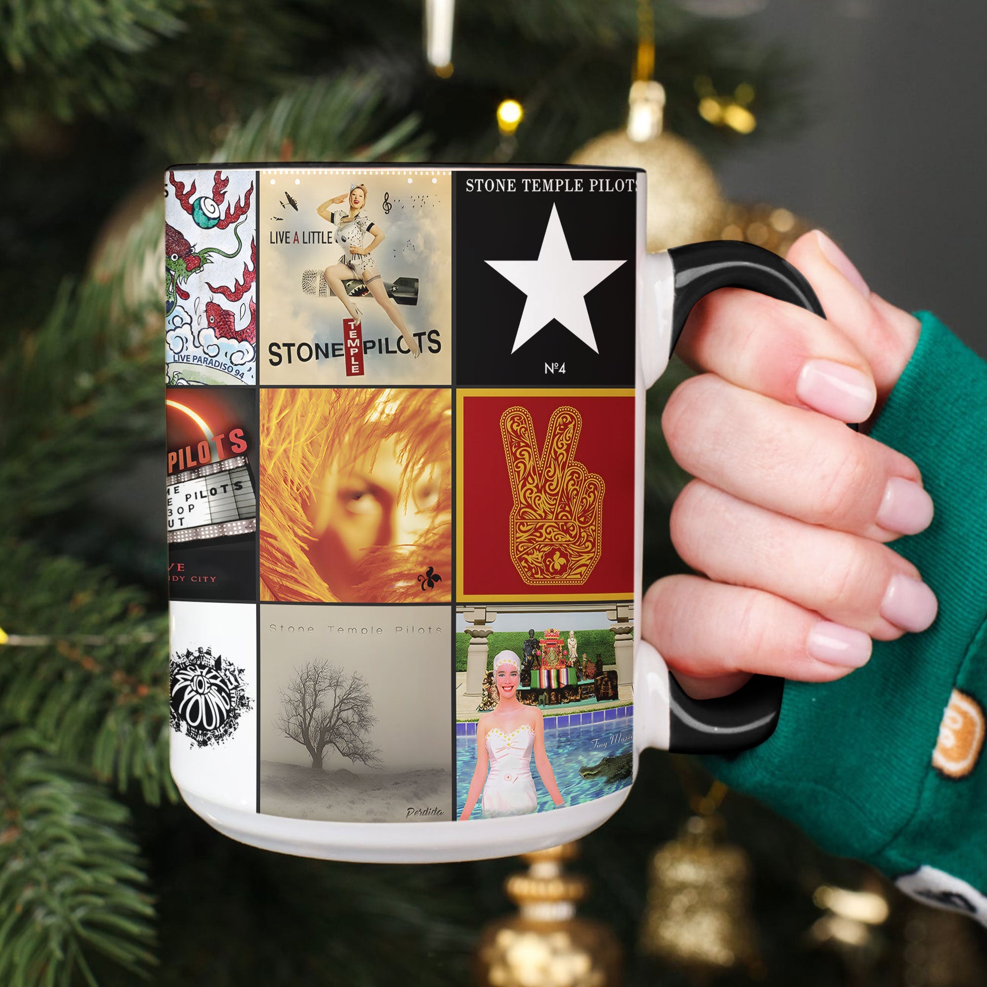 Stone Temple Pilots Accent Mug Classic Album Cover Collage Gift