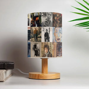 Bob Dylan Album Cover Table Lamp Retro Music Decor for Fans