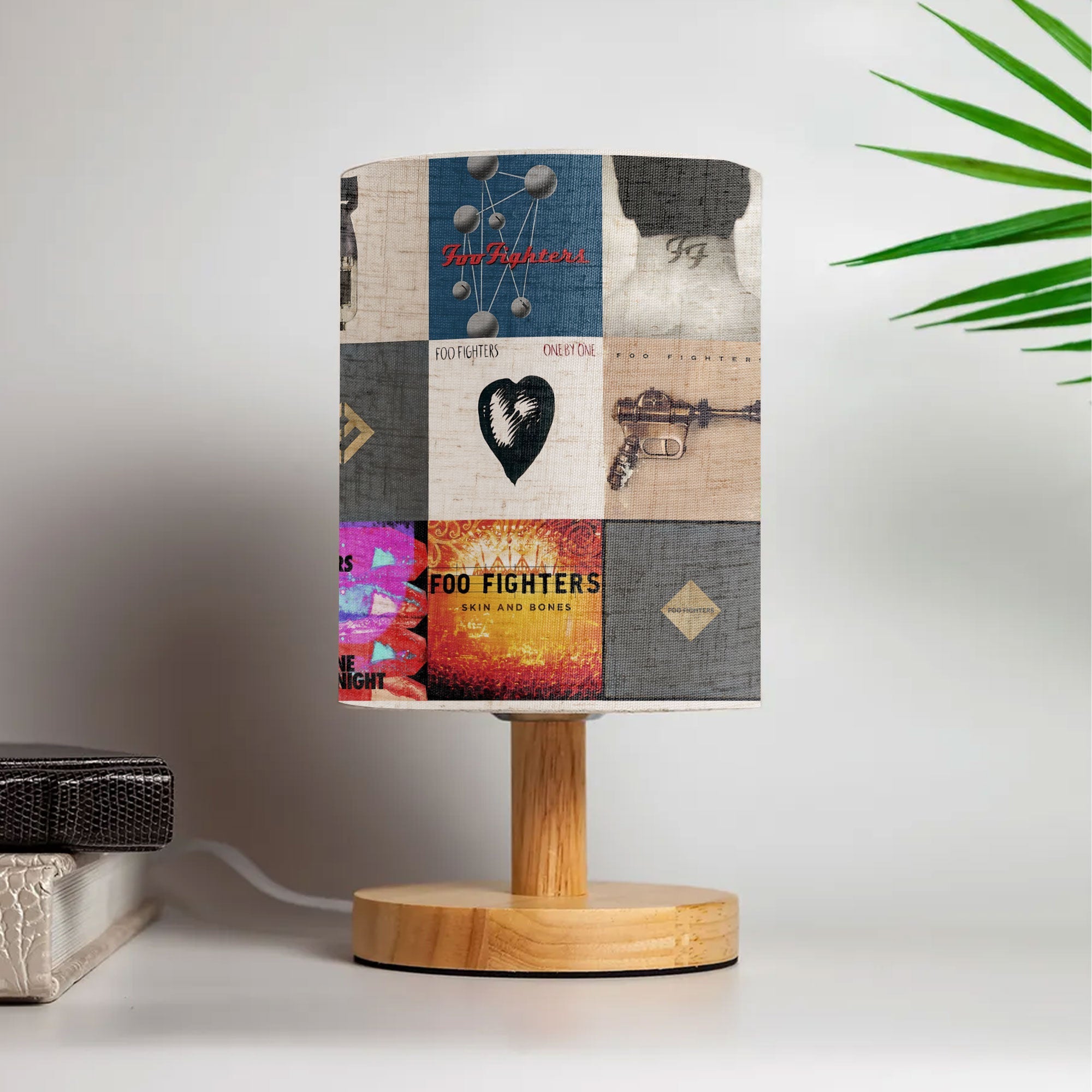 Foo Fighters Fabric Lamp Rock Album Cover Table Light