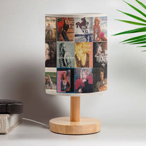 Country Queen Glow Tanya Tucker Albums Fabric Lamp 🤠
