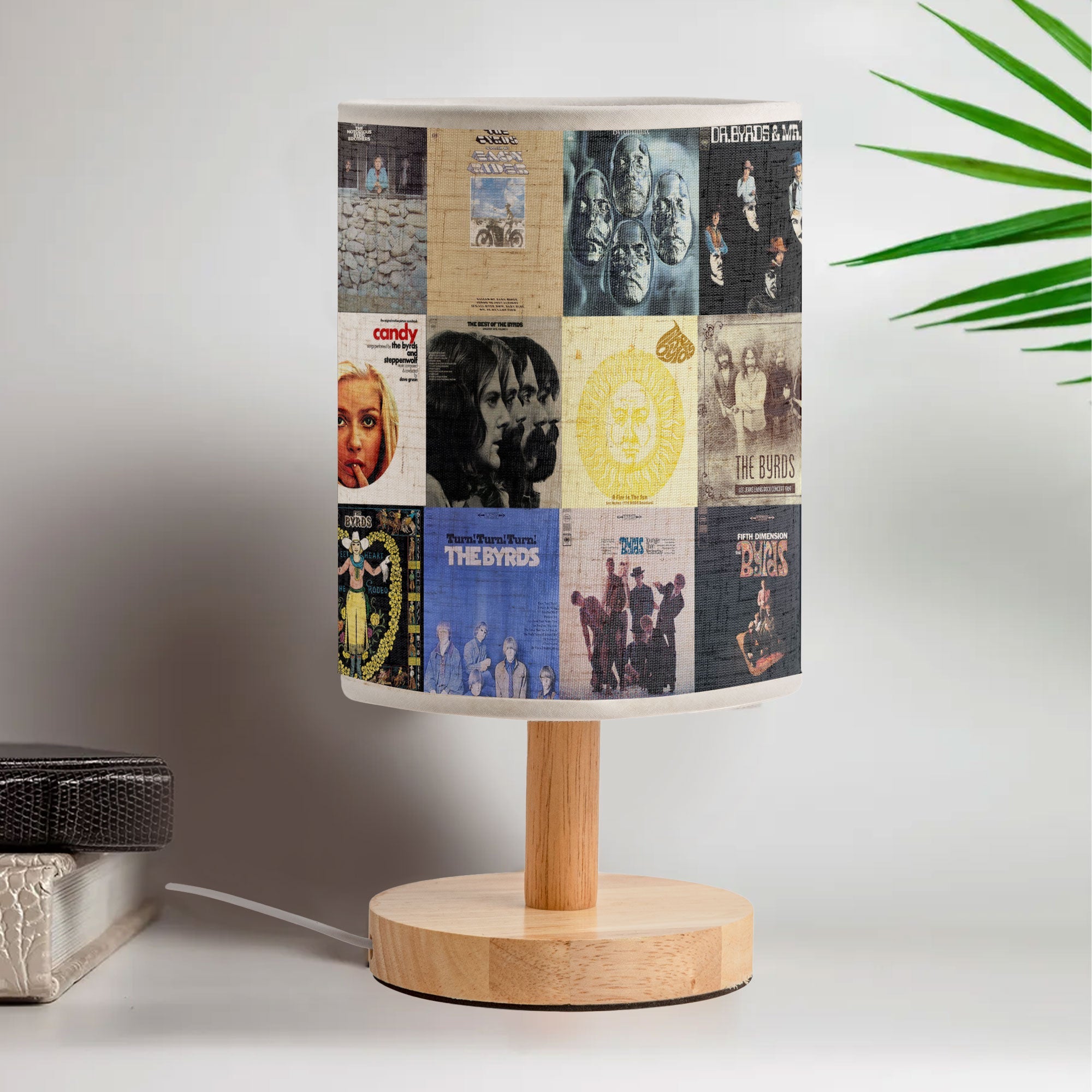The Byrds Album Art Table Lamp Classic Folk Rock Decorative Light