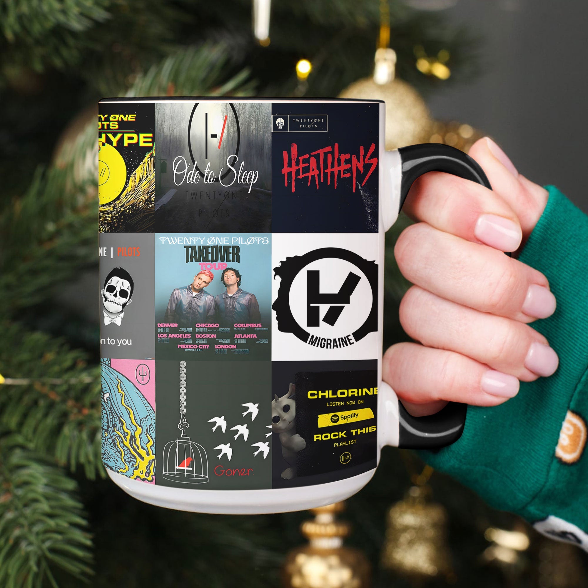 Twenty One Pilots Accent Mug Classic Album Cover Collage Gift