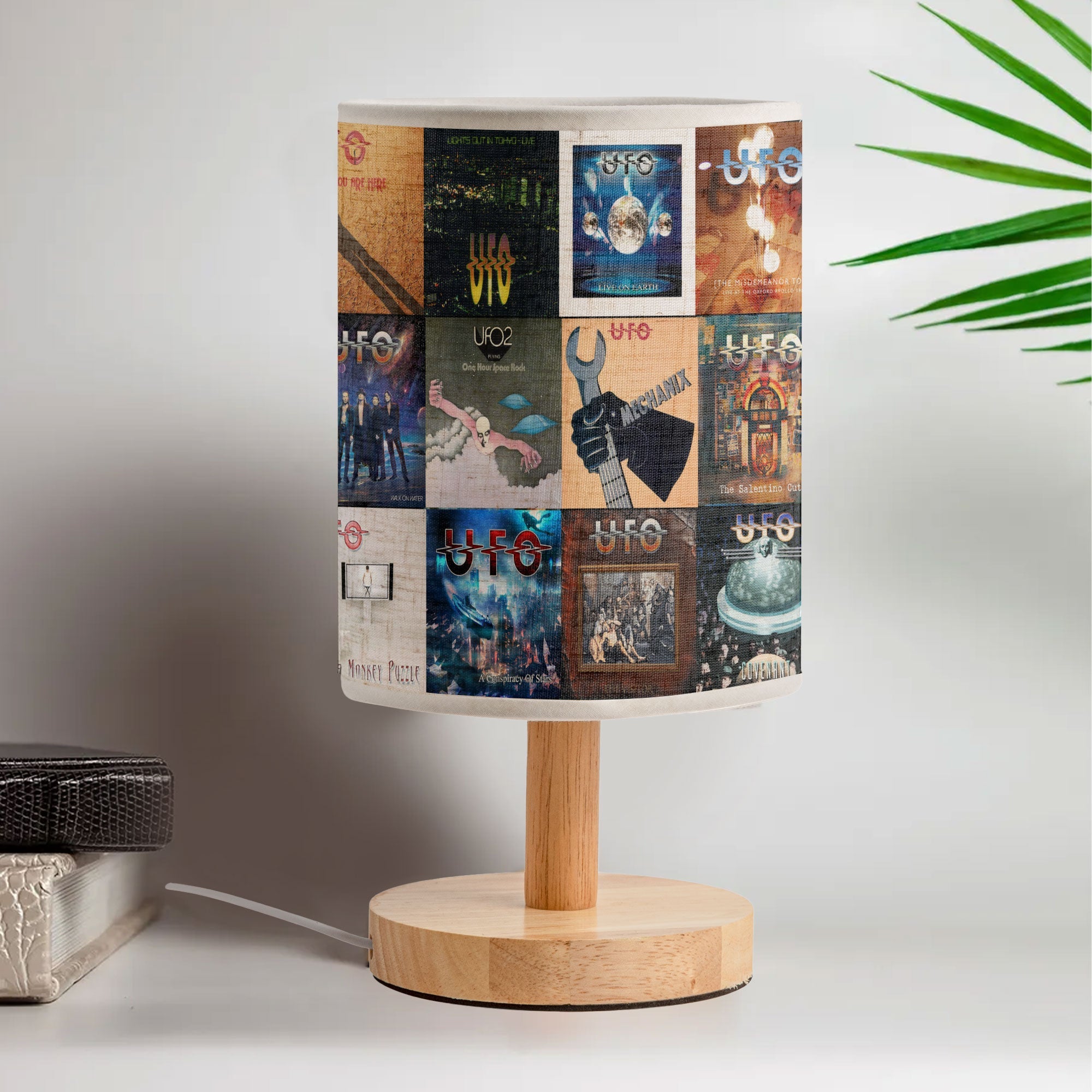 Rock Legends Shine UFO Albums Fabric Lamp 🚀🎸