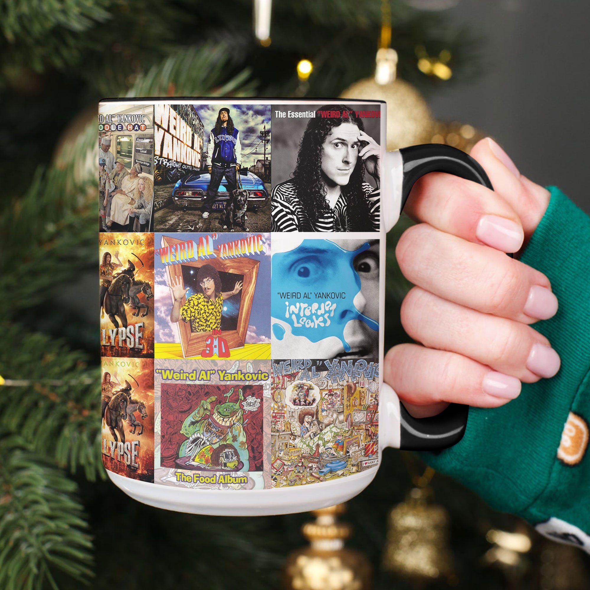 Weird Al Yankovic Accent Mug Album Cover Collage Gift