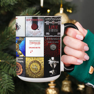 Whitesnake Accent Mug Classic Rock Nostalgia Collage Gift