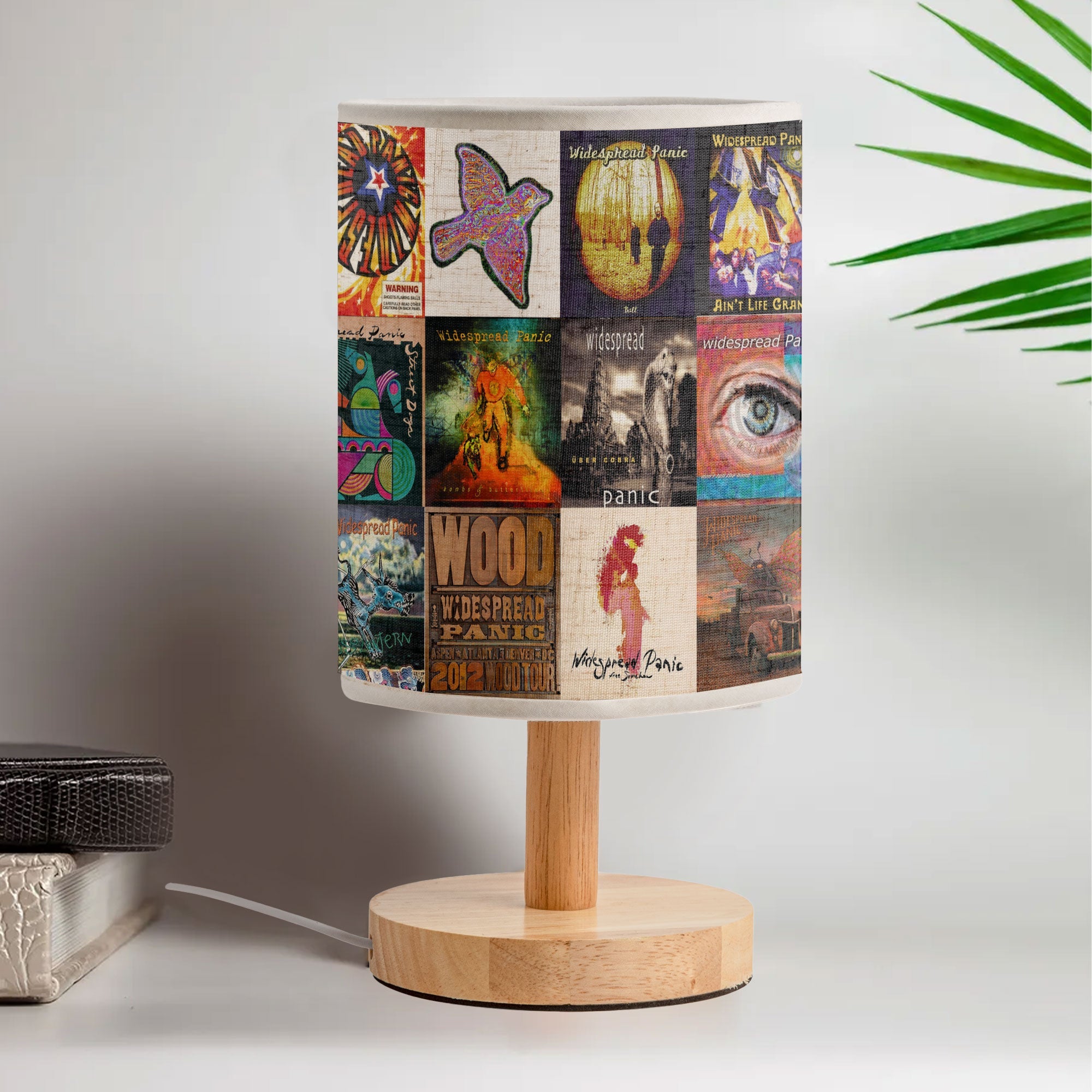 Widespread Panic Album Art Fabric Lamp Jam Band Edition 🎶
