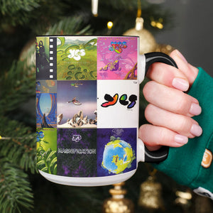 Yes Accent Mug Classic Progressive Rock Album Collage Gift