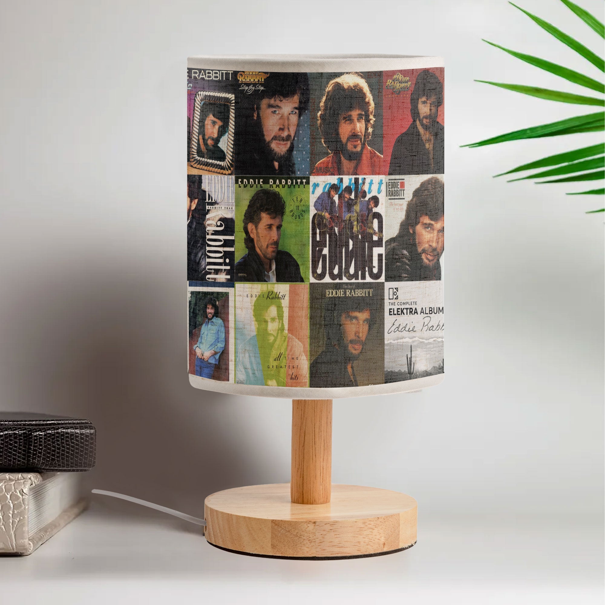 Eddie Rabbitt Fabric Lamp A Warm Tribute to a Country Legend