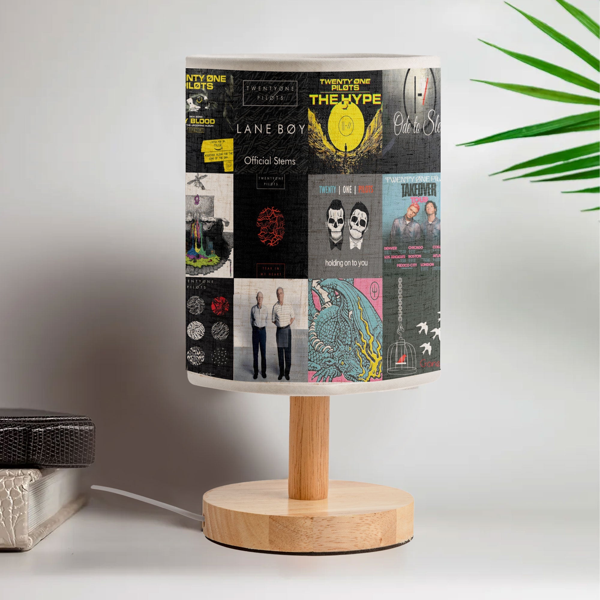 Twenty One Pilots Fabric Lamp Illuminate Your Space with Alternative Vibes