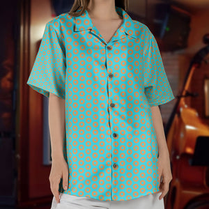 Phish Red Circle Donut Inspried Unisex Hawaiian Shirt – Retro Music Print Button-Up