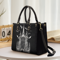 Gothic Cathedral & Bats Leather Handbag & Wallet Set