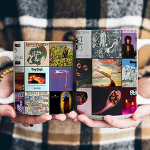 Deep Purple Accent Mug Classic Rock Album Cover Collage Gift