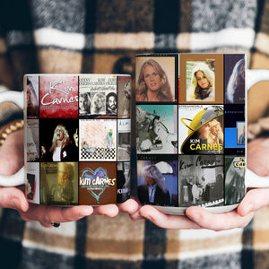 Kim Carnes Accent Mug Timeless Pop Icon Album Collage Gift