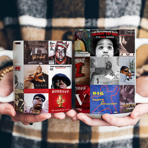 The Notorious B.I.G. Accent Mug Iconic Album Cover Tribute for True Hip-Hop Fans