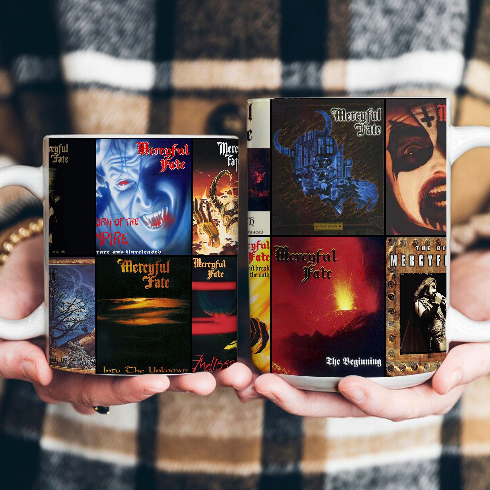 Mercyful Fate Accent Mug Album Cover Collage Gift
