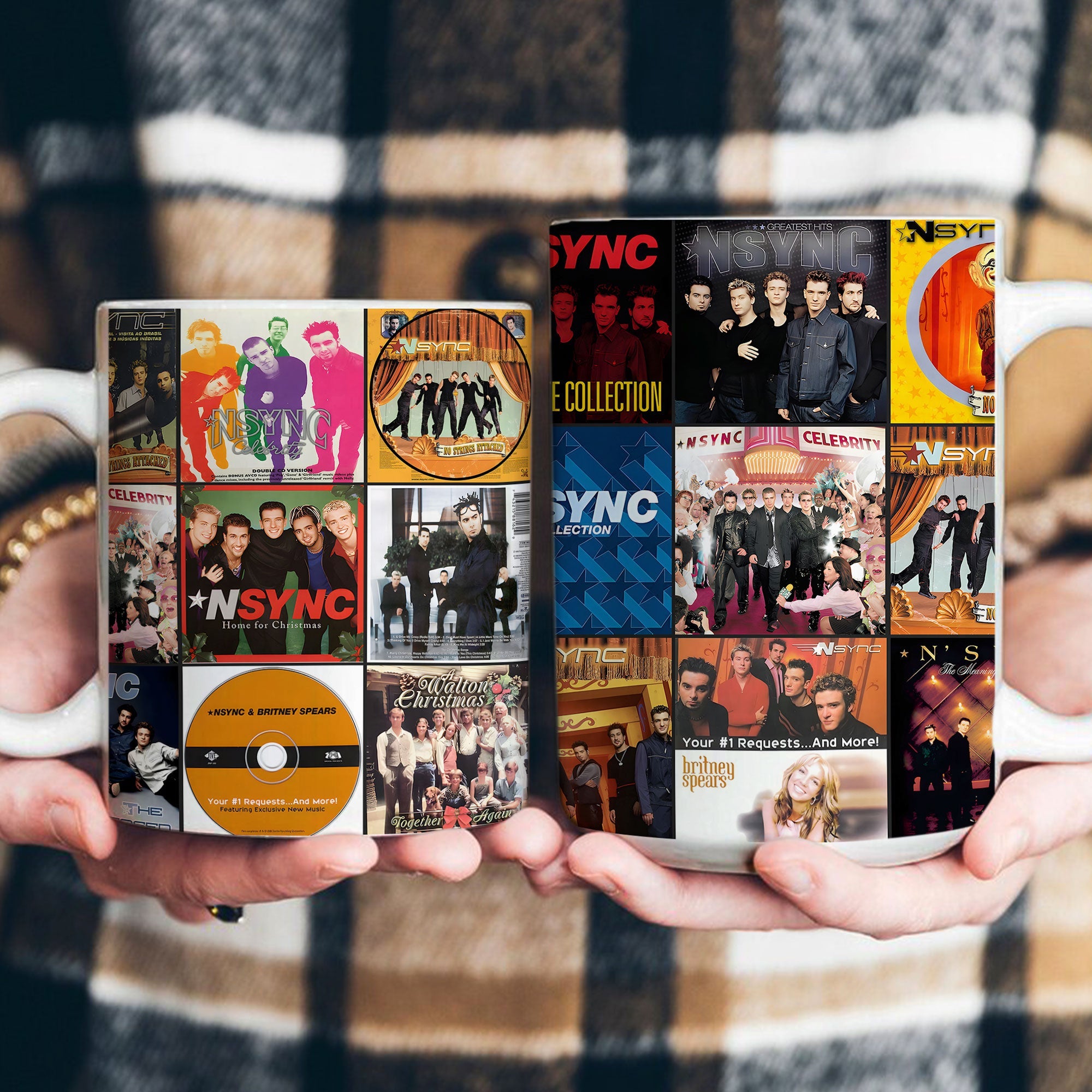 NSYNC Accent Mug Pop Legend Album Cover Collage Gift