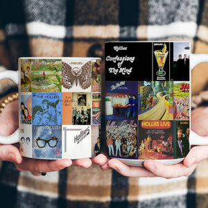 The Hollies Accent Mug Classic Harmony-Rock Album Collage Gift