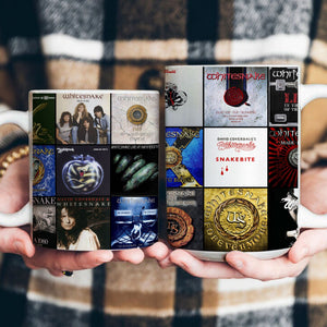 Whitesnake Accent Mug Classic Rock Nostalgia Collage Gift