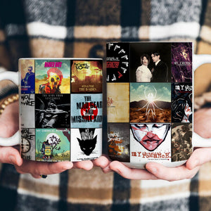 My Chemical Romance Accent Mug Classic Album Cover Collage Gift for Emo & Rock Fans