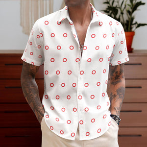 Phish Fishman Donut Button-up Shirt Hawaiian Shirt – Retro Music Inspired Unisex Button-Up Shirt