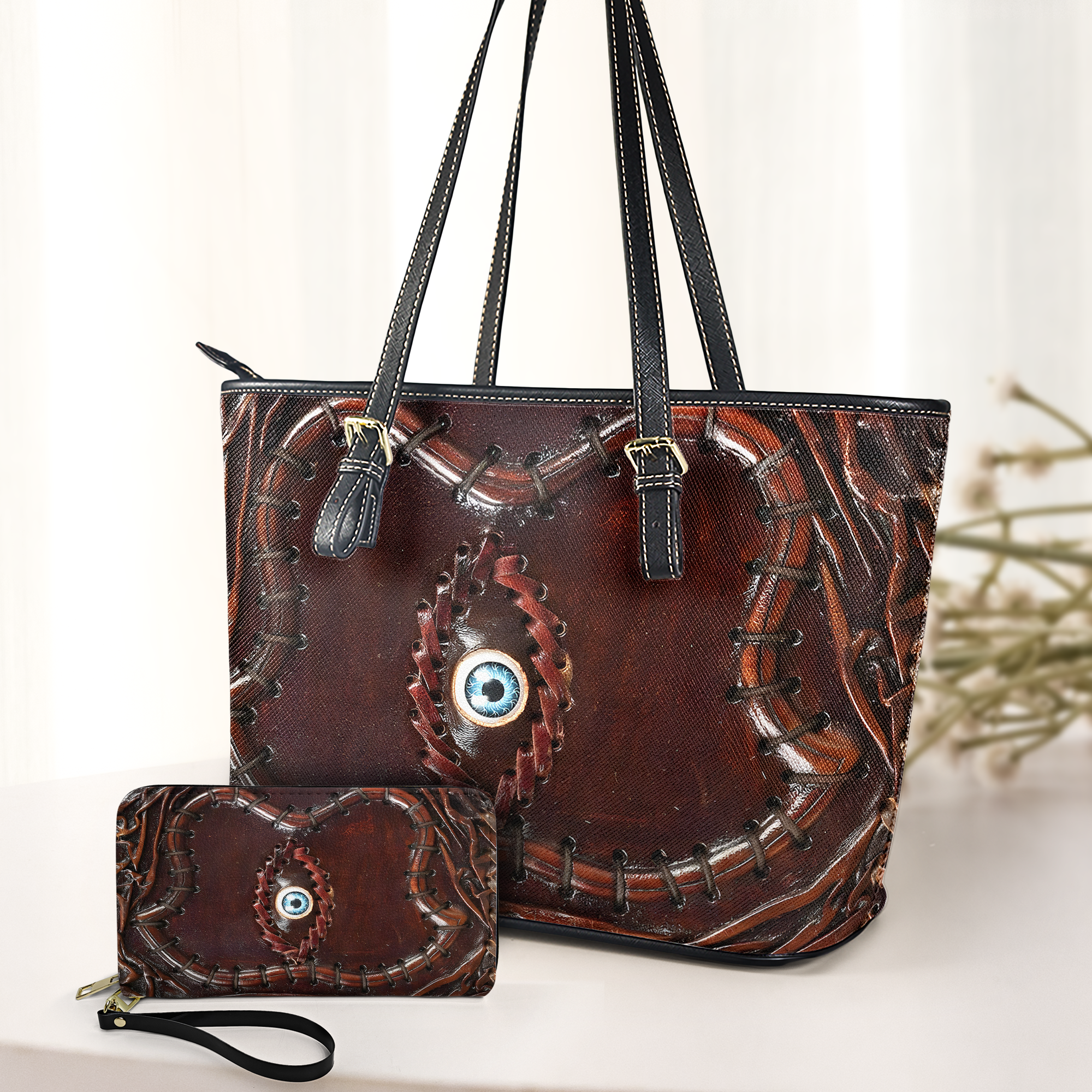 Hocus Pocus Spellbook Leather Handbag & Wallet Set