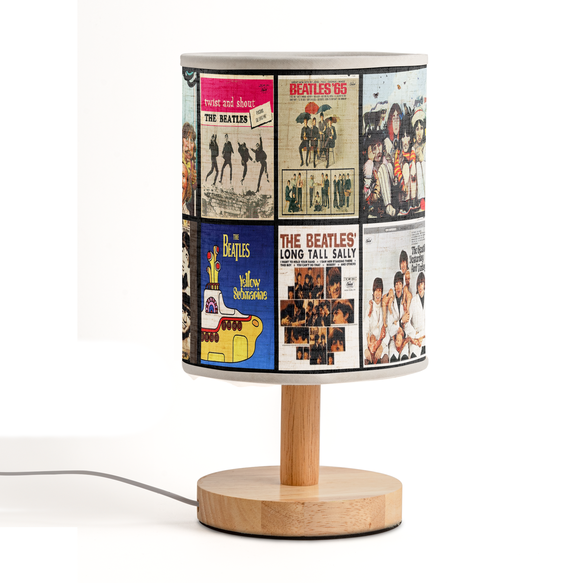 Retro Beatles Lamp A Tribute to Legendary Albums