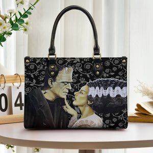 Frankenstein & Bride Gothic Leather Handbag & Wallet Set Classic Horror Love