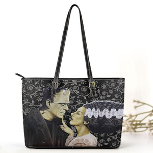 Frankenstein & Bride Gothic Leather Handbag & Wallet Set Classic Horror Love