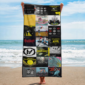 Twenty One Pilots Beach Towel Album Cover Collage Classic Rock Towel