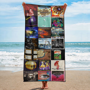 Widespread Panic Beach Towel Album Cover Collage Classic Rock Towel
