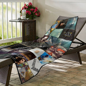 Hozier Beach Towel Album Cover Collage Indie Rock Towel