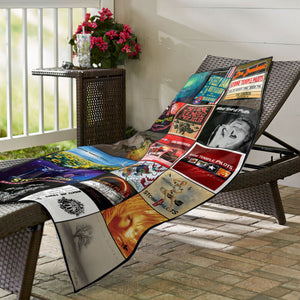 Stone Temple Pilots 2 Beach Towel Album Cover Collage Classic Rock Towel