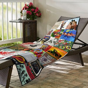 The Monkees Beach Towel Album Cover Collage Classic Rock Towel