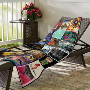 Widespread Panic Beach Towel Album Cover Collage Classic Rock Towel
