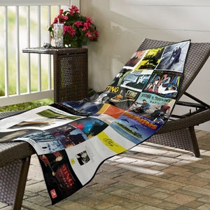 Sting Beach Towel Album Cover Collage Classic Rock Towel